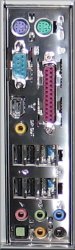 Back IO Shield with Mainboard